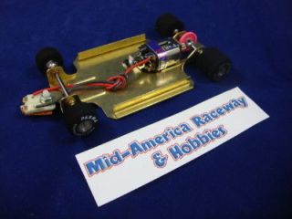 Parma 4.5 inch FCR without Body RTR Slot Car 1/24 Brass Chassis