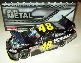 Jimmie Johnson 2011 Kobalt Tools Lowes #48 Gun Metal 1/24 NASCAR 1 of 