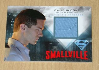   Smallville wardrobe costume Davis Bloome Blue button shirt M10 VARIAN