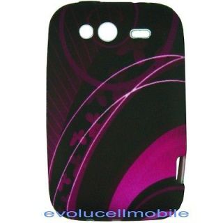 For HTC Wildfire S Burgundy designer cell phone cover case flexible 