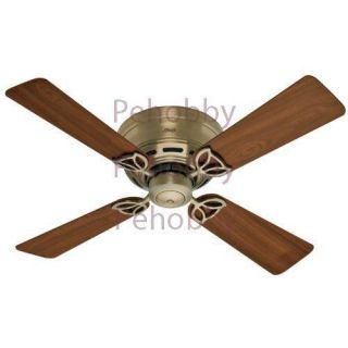 Hunter 23860 Low Profile lll 42 Inch 4 Walnut Blades Ceiling Fan 