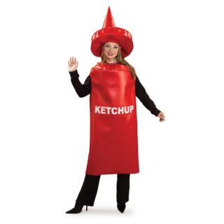 Ketchup Bottle Humorous Funny Joke Foam Dress Up Halloween Couples 