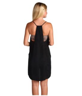 HURLEY black silk Stampede Woven Dress sz. S or M NWT