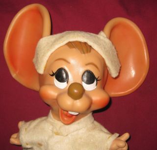 Roy Des of Fla 1970 Big Ear Troll Topo Gigio Doctor Nurse Mouse Bank 