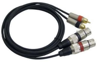 xlr female to rca male in Musical Instruments & Gear