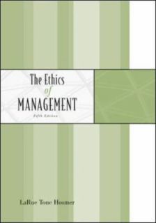   of Management by La Rue Tone Hosmer 2005, Paperback, Revised