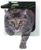 Ideal Pet CAT DOOR w 4 way Lock 6.25. x 6.25