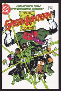 Post Card DC Comics Cover Green Lantern Corps #201 June 1986