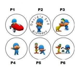 108 Personalized Pocoyo Birthday Hershey Kiss Labels Favor Labels