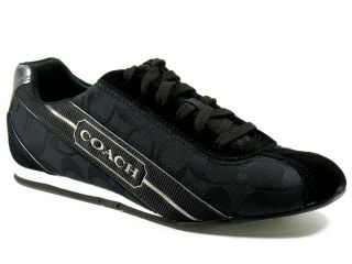 COACH HILARY Signature/C Black Jacquard Sneaker Available Size 6 to 12 