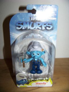 The Smurfs Movie Grab Ems Handy Smurf Action Figure 2011 3