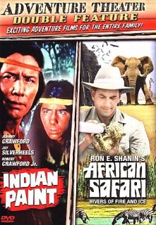 Adventure Theater Double Feature Indian Paint African Safari DVD, 2006 