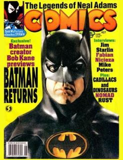 Comics Scene #27 Todd McFarlane/Bob Kane Batman Returns/Neal Adams/Jim 