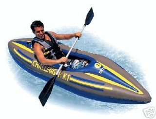 Inflatable One Person Challenger boat K1 Kayak Brand New