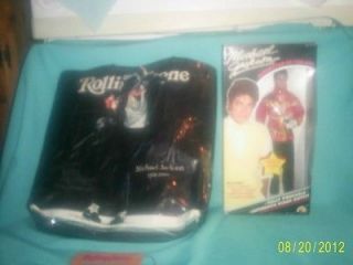 Newly listed MIB Michael Jackson Doll and Rolling Stones Tote Bag