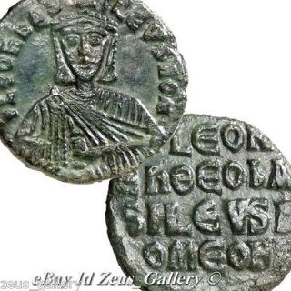 Ancient Byzantine Coin LEO VI the Wise Æ Bronze Follis Constantinople 