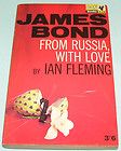   BOND 007 FROM RUSSIA WITH LOVE   PAPERBACK 60s BOOK by IAN FLEMING