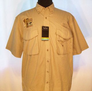 New RIVERS END short sleeve Vented Shirt L Elephant Population Mgmt 