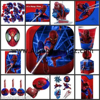   SPIDER MAN Superheroes Birthday PARTY SUPPLIES  Make Your Own Set