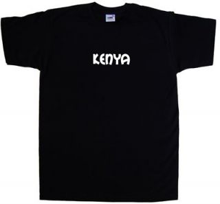 kenya text t shirt location united kingdom  more