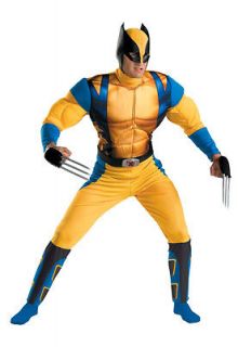 Men Wolverine Origins Classic Muscle Adult Costume size:42 46