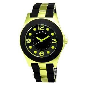 Marc by Marc Jacobs Pelly Lime Aluminum & Silicone Bracelet Watch 