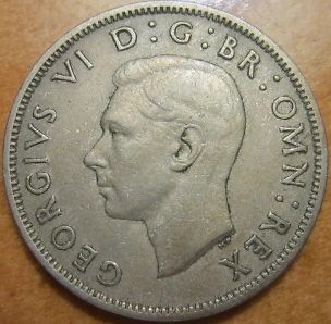 great britain 2 shillings 1948 king george vi 