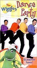 Wiggles, The WIGGLES DANCE PARTY VHS, 15 JAMMIN TUNES