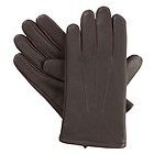 65 NWT   ISO ISOTONER Mens ULTRA PLUSH LINED Brown LEATHER GLOVES 