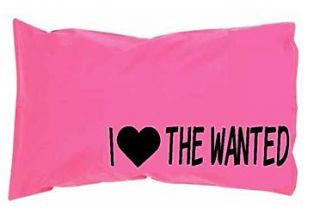 love/heart The Wanted inspired printed pillowcase