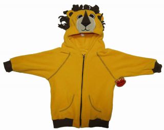 LION Hoody Jacket Fleece Costume HotHeadHats sz 12 24m