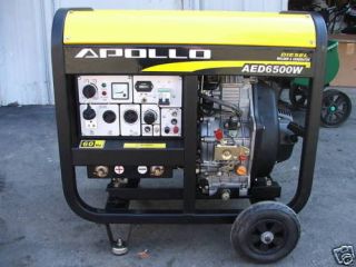 new apollo diesel engine generator stick welder time left $