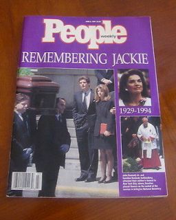 PEOPLE WEEKLY JUNE 6, 1994 REMEMBERING JACKIE KENNEDY ONASSIS ISSUE