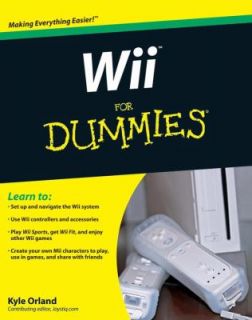 Wii for Dummies by Kyle Orland (2008, Pa