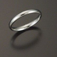PLATINUM RING 2mm COMFORT FIT WEDDING BAND/BANDS/R​INGS