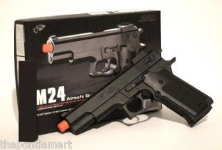 New James Bond Gun* M24 Spring Airsoft Pistol Gun Toy 6 mm Guns w 