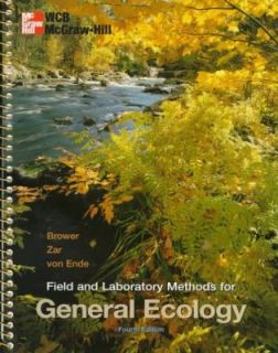Field and Laboratory Methods for General Ecology by James E. Brower 