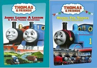 DVD THOMAS SET   James Learns Lesson Hooray For Video DVDs Train H 