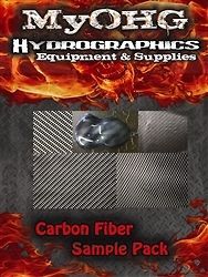 Carbon Fiber Sample Pack  Hydrographics / Water transfer printing 