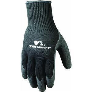 wells lamont 526l palm dip latex winter gloves 