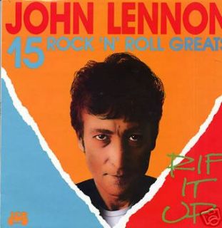JOHN LENNON   15 Rock n Roll Greats / Australian Vinyl