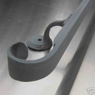 ft handrail wrought iron hand rail malleable brackets