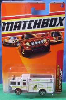 2010 Matchbox Emergency Hazard Squad Fire Truck # 51