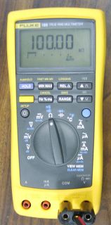 Fluke 189 handheld digital multimeter, NIST calibrate​d & certified