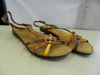 Style & Co New Womens Zelda Brown Strappy Sandals 11 M Shoes