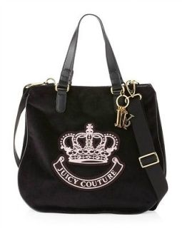 juicy couture victoria black handbag nwt msrp $ 228