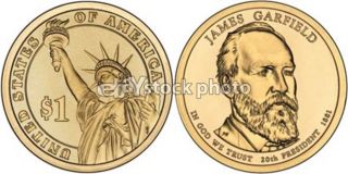 Dollar, 2011, James Garfield, Presidents