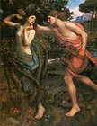John William Waterhouse Circe Offering Cup Odysseus repro oil canvas 