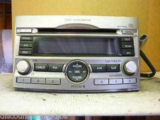 10 12 Subaru Outback Radio 6 Disc Cd Player 86201 AJ60A PE605U6 *