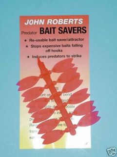 JOHN ROBERTS PREDATOR FISHING BAIT SAVERS